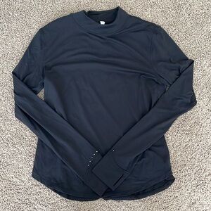 Lululemon Rulu running long sleeve mock neck shirt